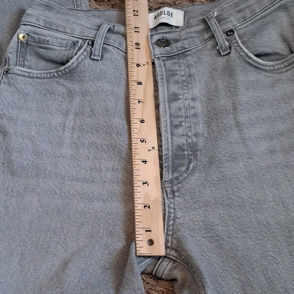 Women's AGOLDE Nico High Rise Slim In Chime Size 26 Jeans